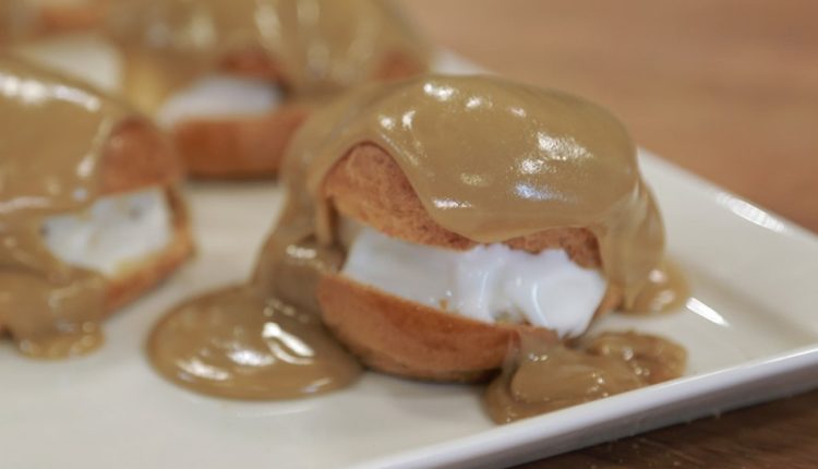 Tahin kremalı profiterol tarifi